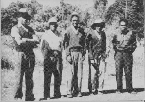Group of Ngadjon men 1960s