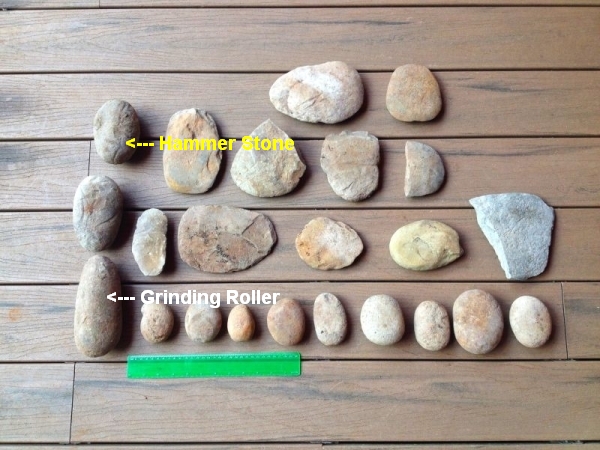 Cylindrical Grinding Stone and Hammer Stone