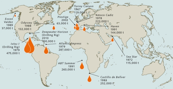 spills map