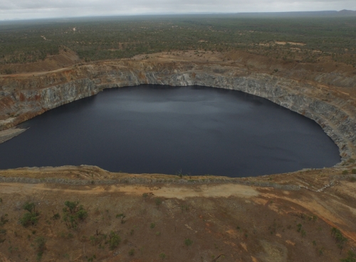 Kidston Mining pit for pumped hydro storage