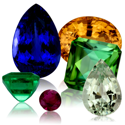 cut gemstones