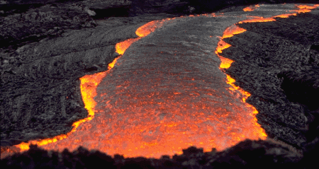 basalt lava flow