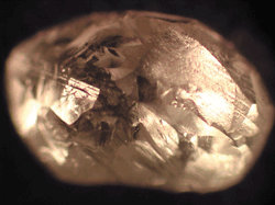 resorbed and deformed diamond from the Slave craton