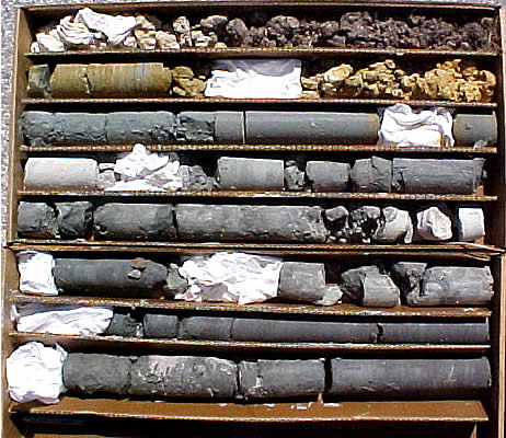 earth core samples