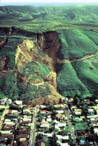 California landslide. Image courtesy of USGS