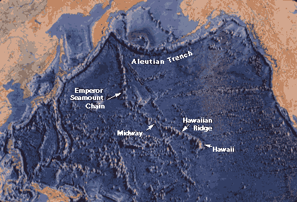 Pacific Oean Basin relief