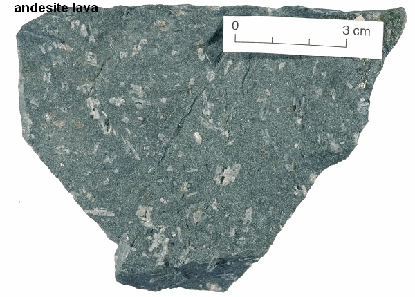 andesite lava