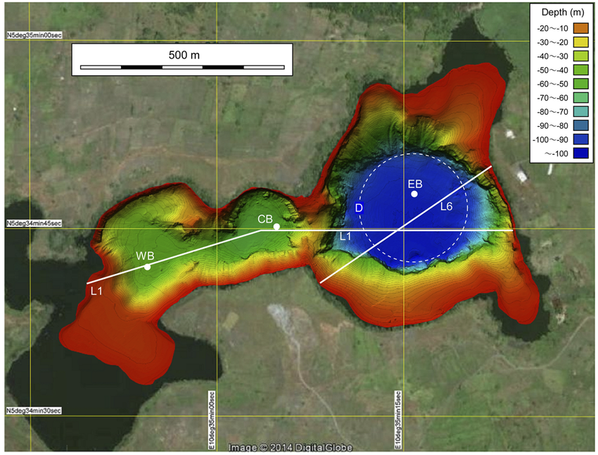 possible diatrmemunder Lake Monoun